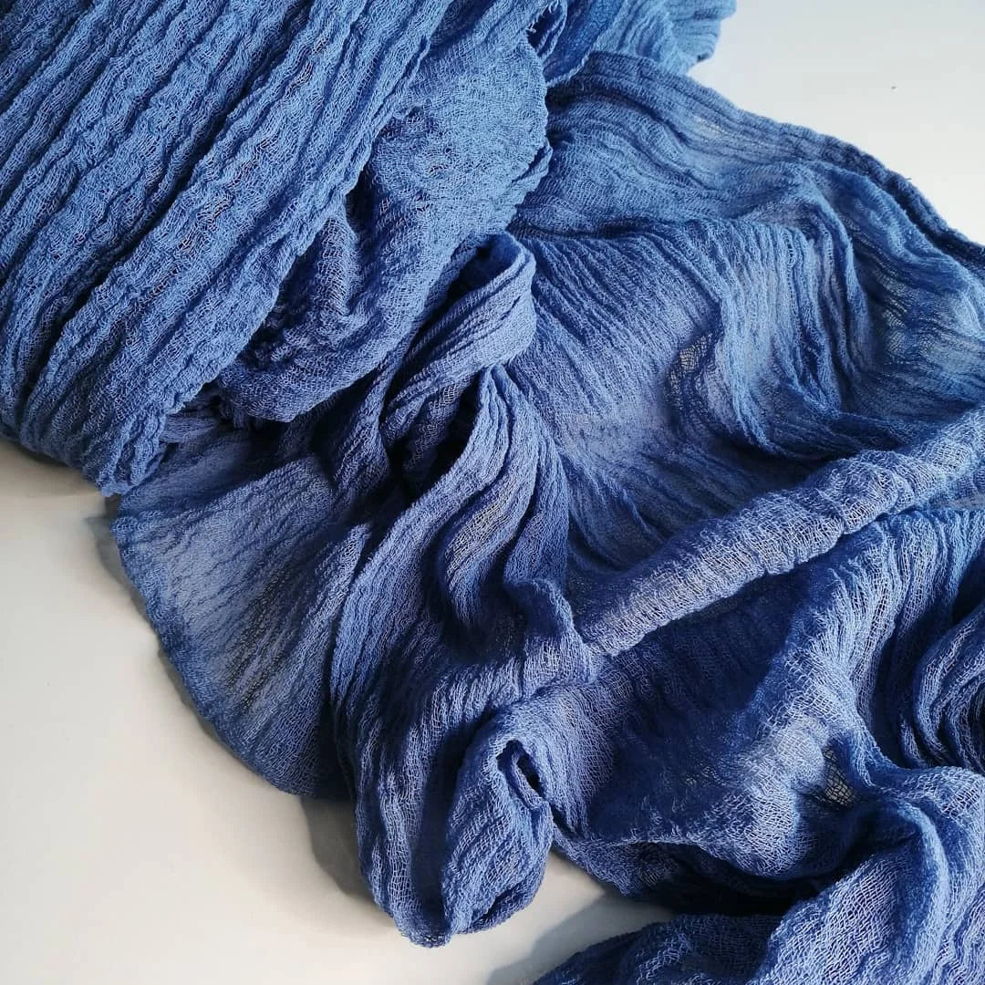 Sage Semi-Sheer Gauze Runner