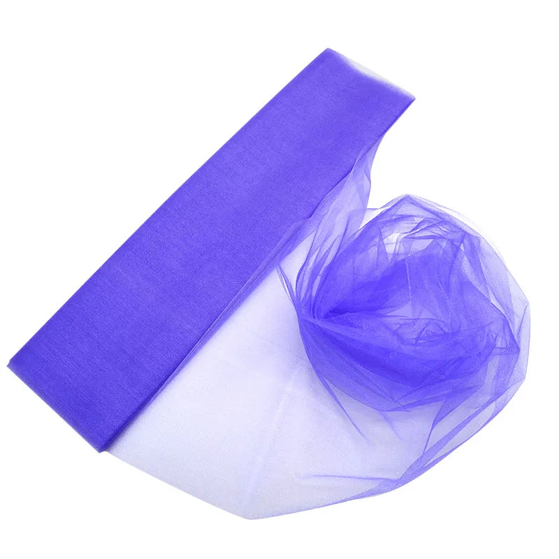 Sheer Crystal Organza Tulle Roll