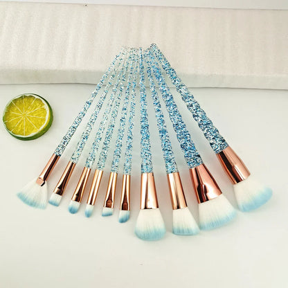 10PCS Unicorn Diamond Brush Set