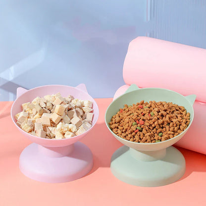 Tilted Pet Food Water Bowl