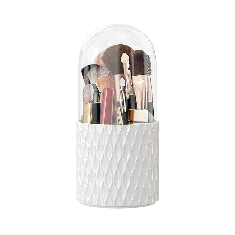 Rotary Makeup Brush Storage Barrel
