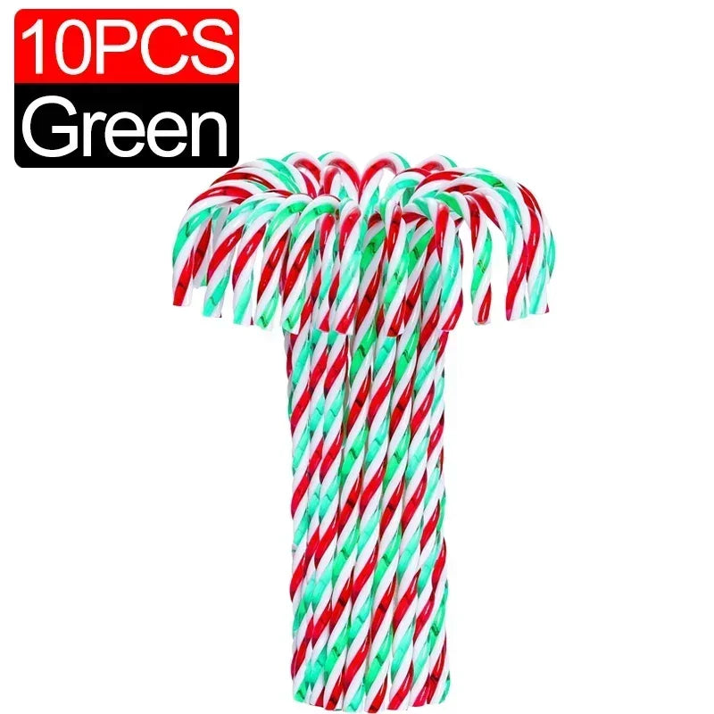 Plastic Candy Cane Tree Ornaments