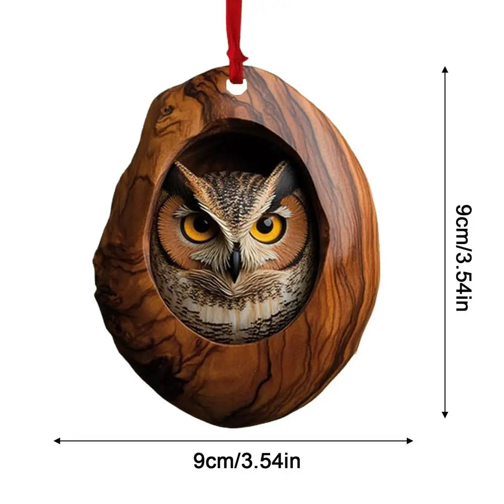 Animal Acrylic Christmas Tree Ornaments