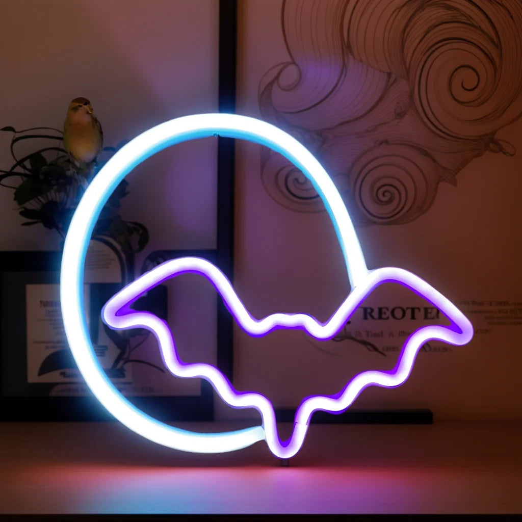 Halloween Bat LED Neon Decor
