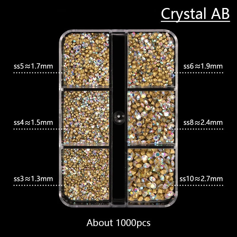 Crystal Rhinestone Nail Art Set