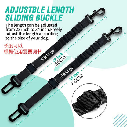 Adjustable Dog Car Seat Harness