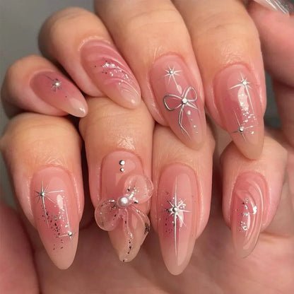 24Pcs Sweet Press-On Nail Set