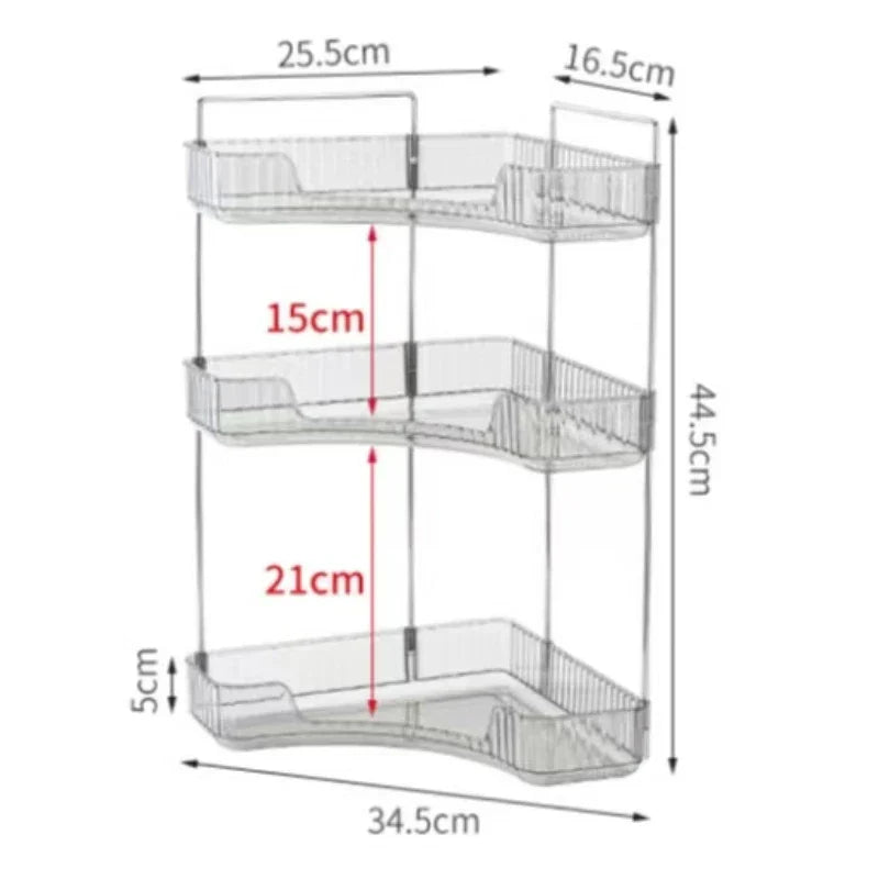 Luxury Corner Cosmetic Storage Rack