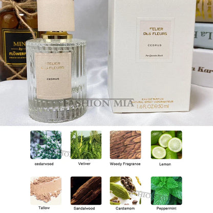 50ml Eau De Perfume – Woody Floral Scent