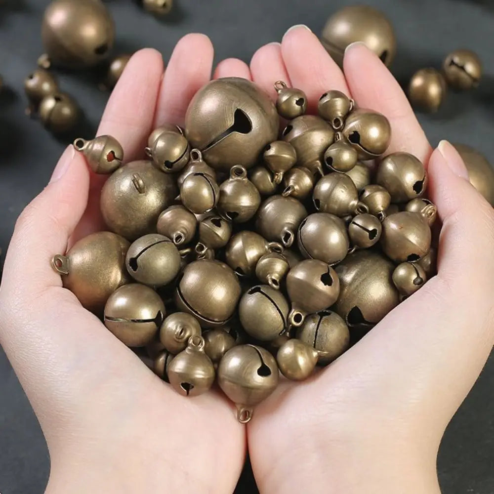 Bronze Metal Jingle Bells Set