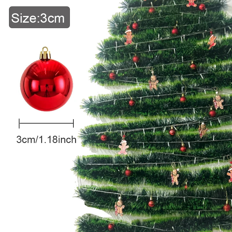 Christmas Tree Hanging Ornament Balls
