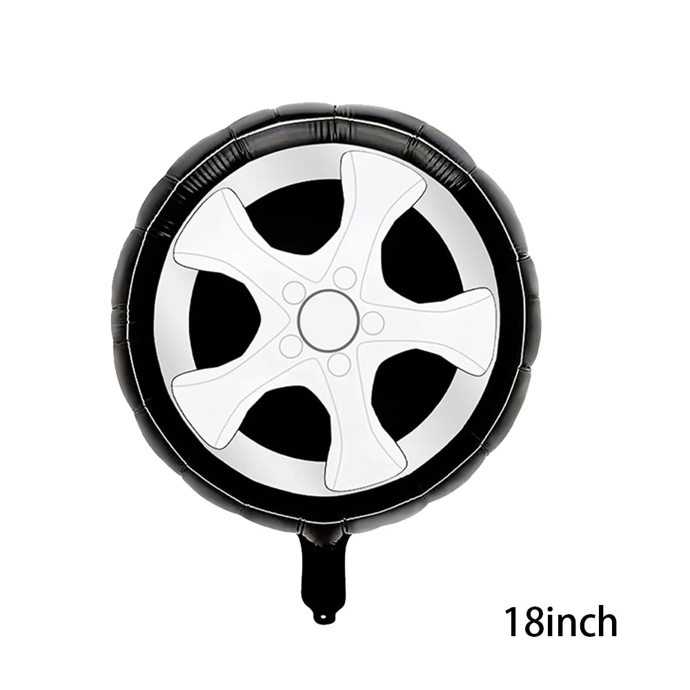 Racing Car Checkered Table Runner