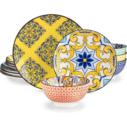 Mandala Porcelain Dinnerware Set