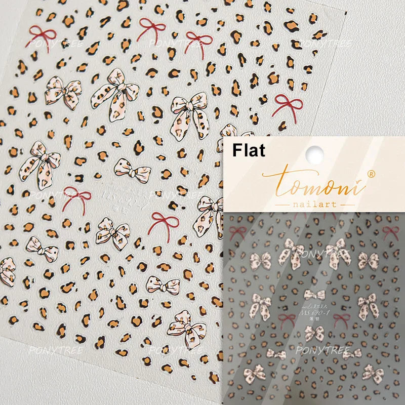 Bowknot 3D Nail Art Stickers