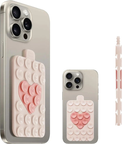 Heart Shape Double-Sided Suction Holder