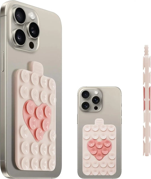 Heart Shape Double-Sided Suction Holder