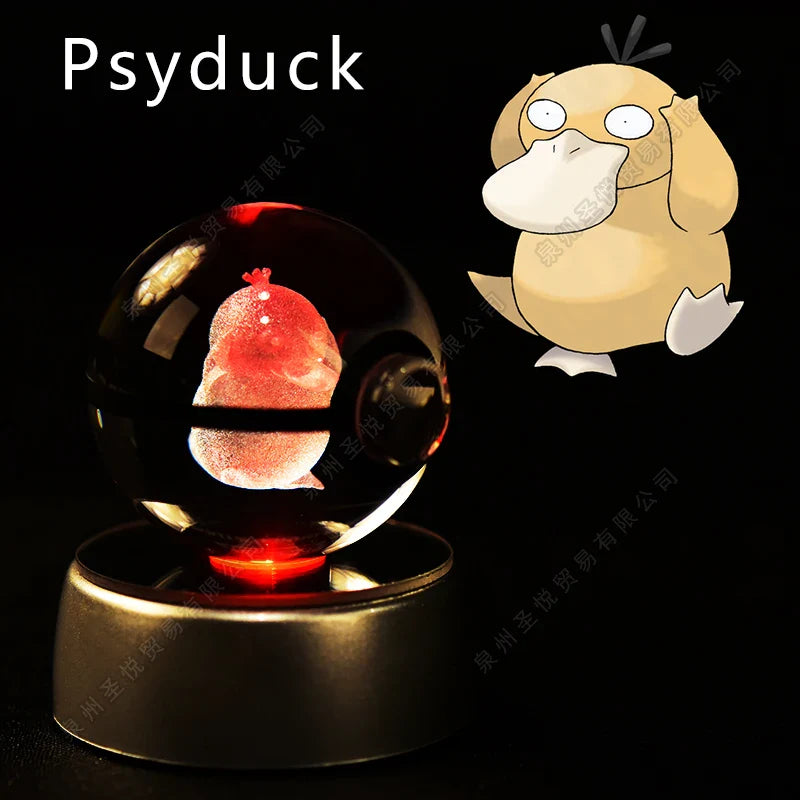 3D Pokémon Crystal Ball Lamp