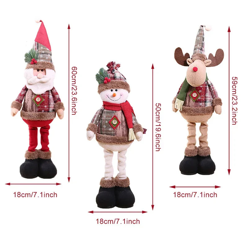 Christmas Santa Doll Home Decor