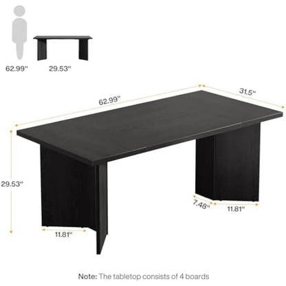GUANGBAI 63-Inch Modern Executive Desk