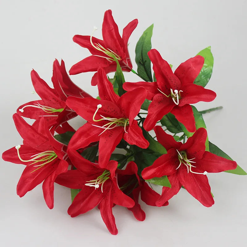 Multicolor Artificial Lily Bouquet