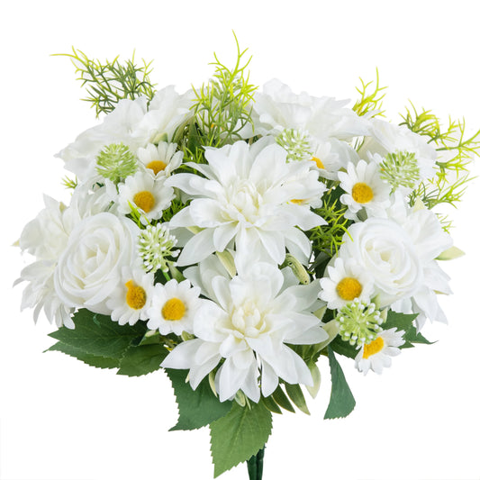 Silk Dahlia Rose Flower