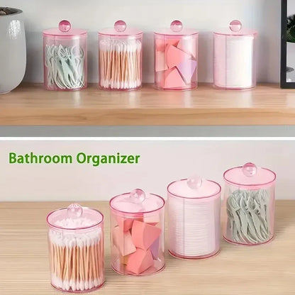 Transparent Cotton Swab Organizer Box