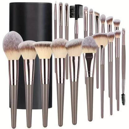 ZSRUNHUI 3–20PCS Fluffy Makeup Brush Set