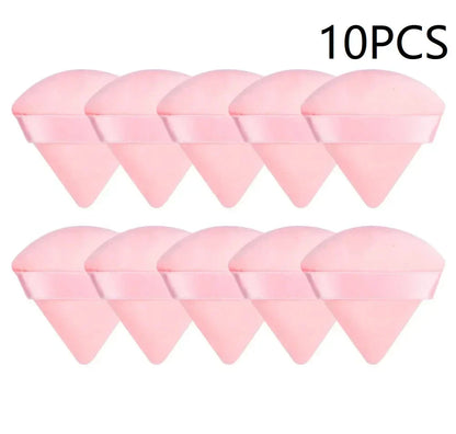 10PCS Triangle Makeup Sponge Set