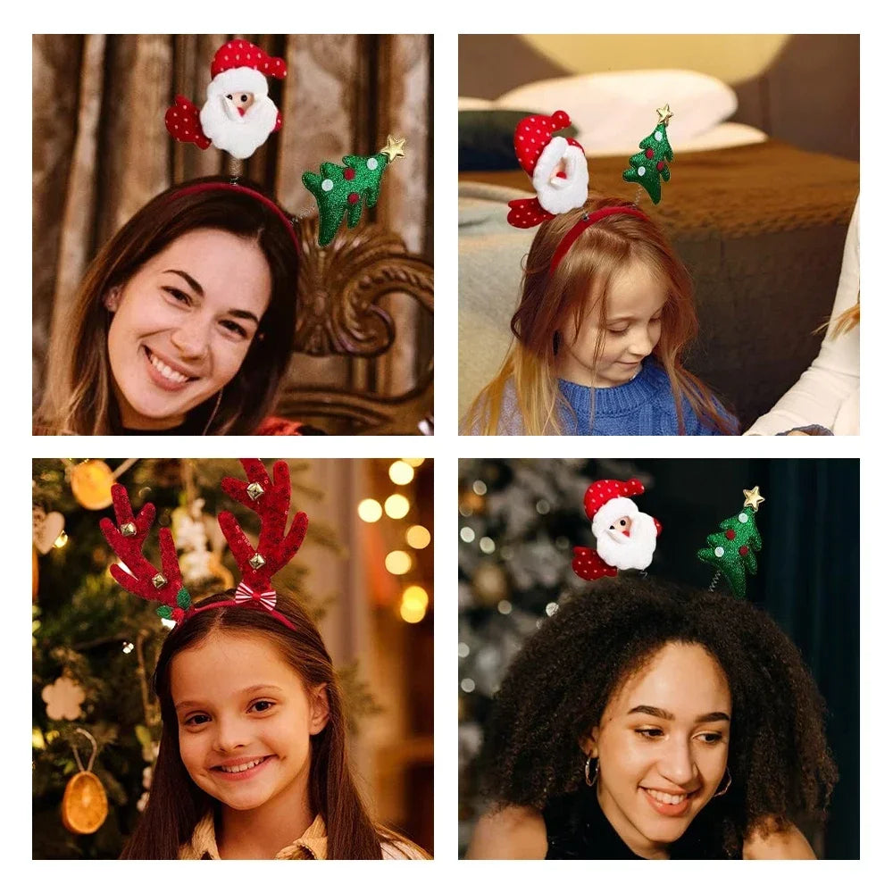 Kids Cartoon Christmas Headband