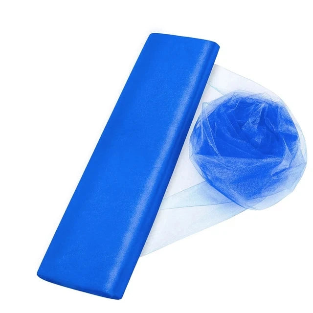 Sheer Crystal Wedding Tulle Roll