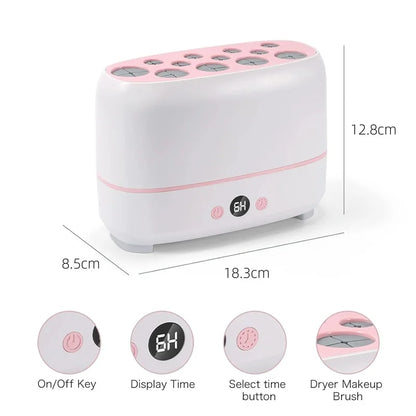 12-Hole Makeup Brush Dryer