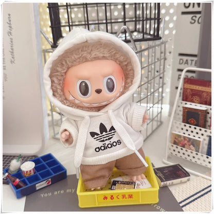 Adoowoo Labubu Korean Idol Hoodie Set