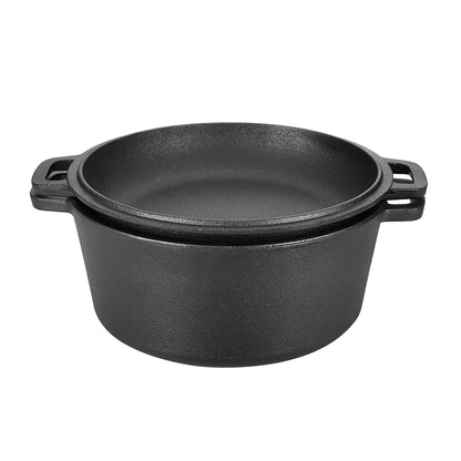 2-in-1 Cast Iron Cooker