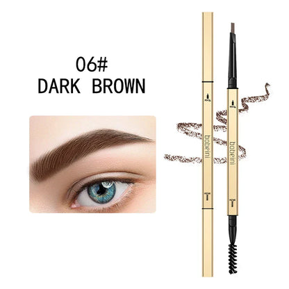 Dual-Ended Waterproof Eyebrow Pencil