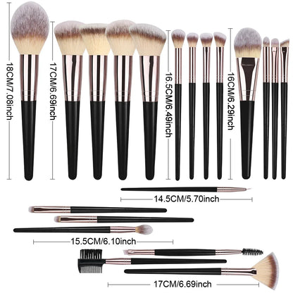 3-20PCS Professional Makeup Brush Set