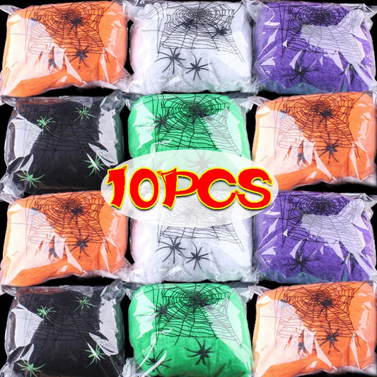 Halloween Stretchy Spider Web Decor