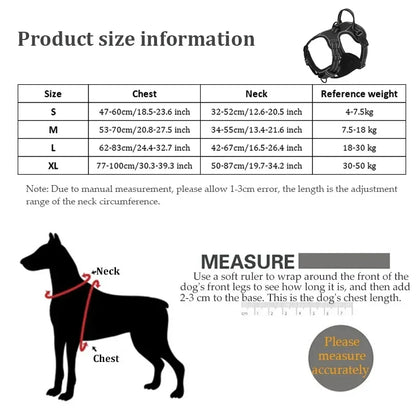 Reflective No-Pull Dog Harness Vest