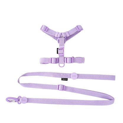 Macaron Dog Harness Leash Set