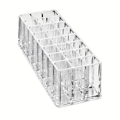 24-Slot Acrylic Makeup Organizer