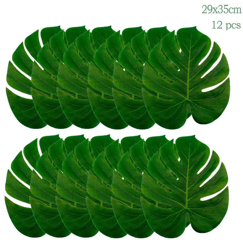 Artificial Tropical Palm Leaf Decor