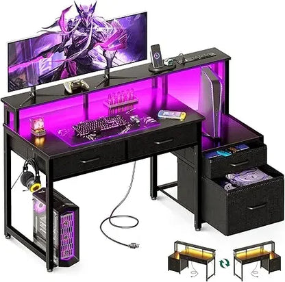 ANGDUO 48-Inch Reversible Computer Desk