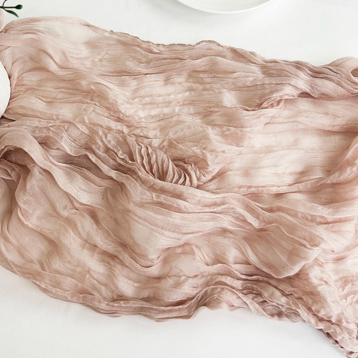 Dusty Pink Wedding Table Runner