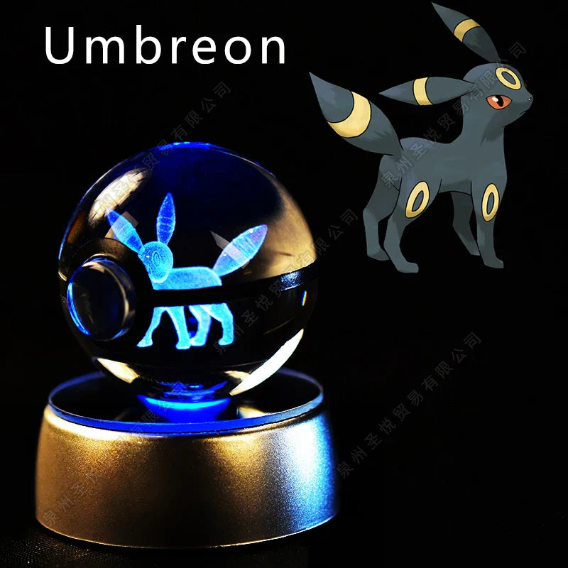 3D Pokémon Crystal Ball Lamp