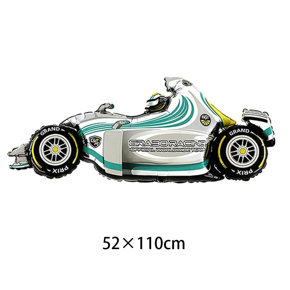 Racing Car Checkered Table Runner