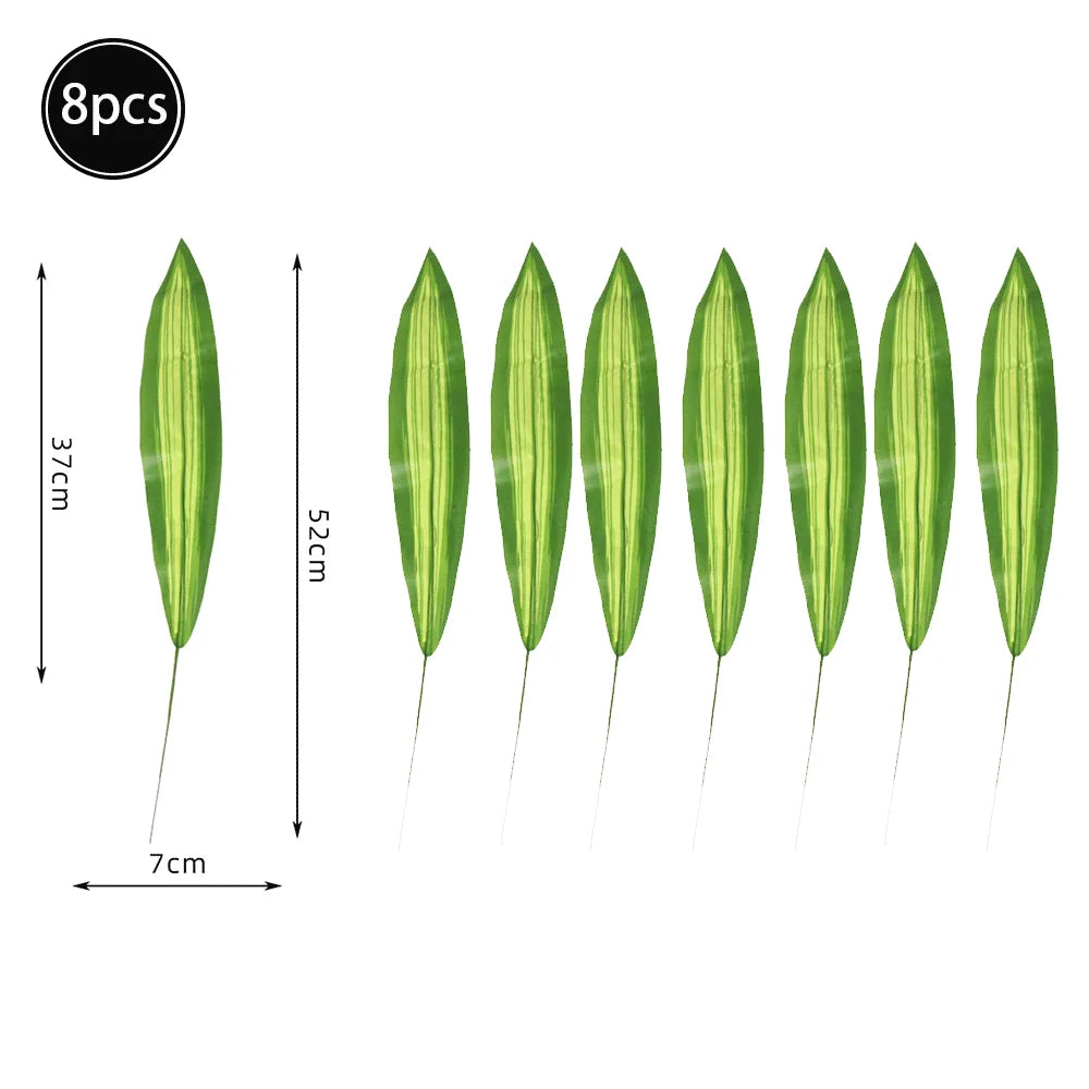 Artificial Tropical Palm Monstera Leaves