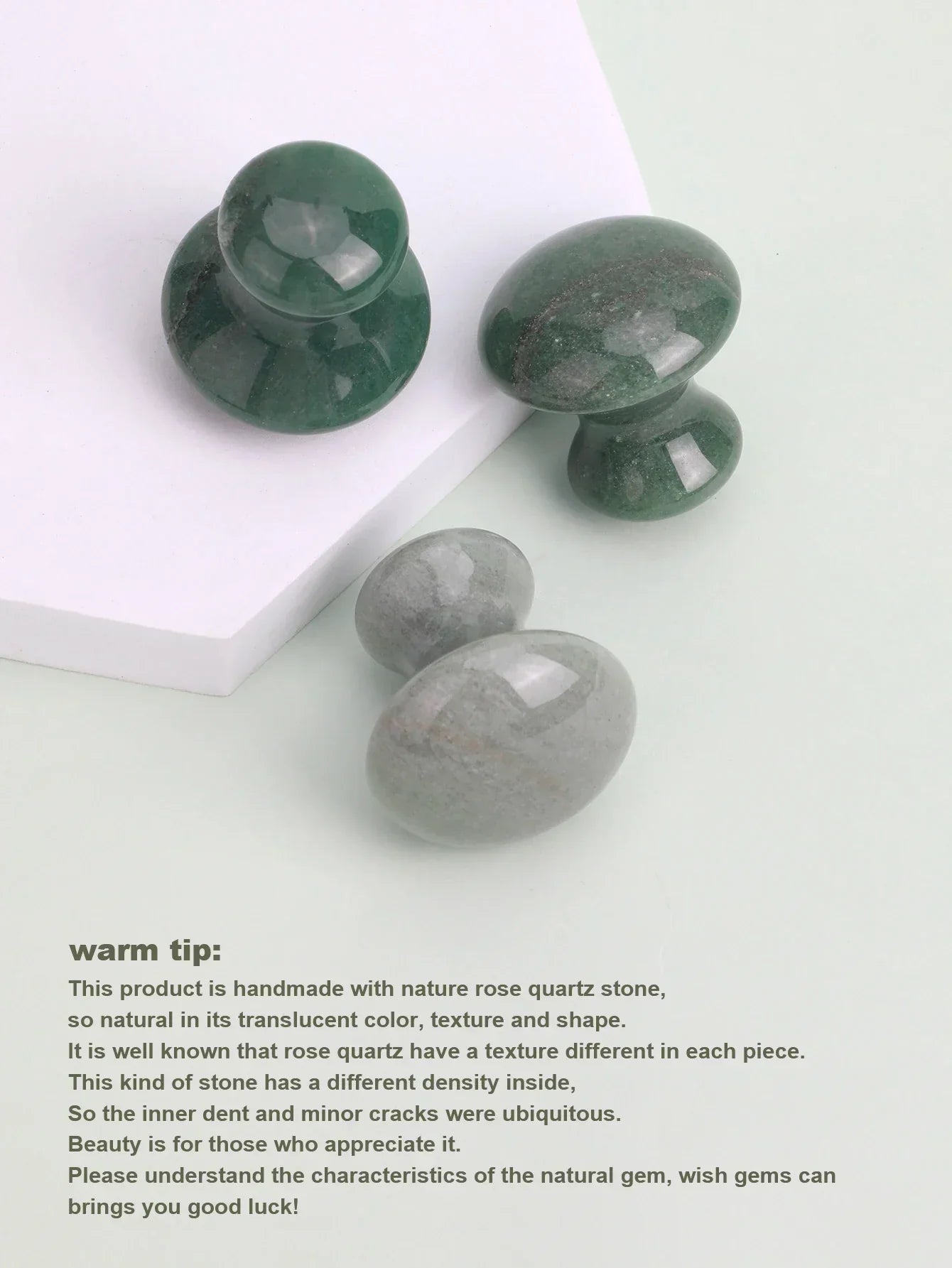 Jade Mushroom Gua Sha Massager