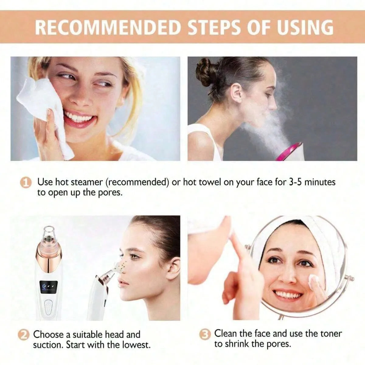 Electric Blackhead Remover Vacuum Cleanser