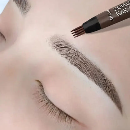 4-Fork Waterproof Eyebrow Pencil