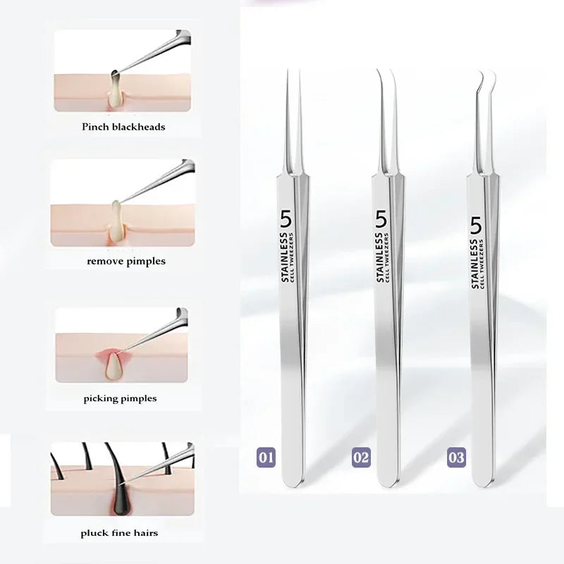 Ingrown Hair and Blackhead Tools
