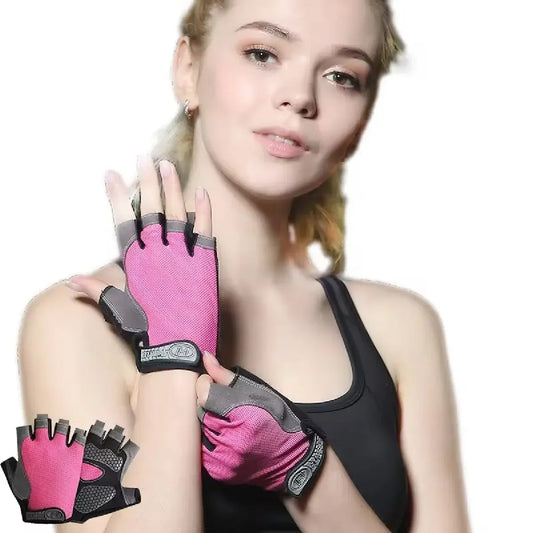 Breathable Fingerless Cycling Gloves